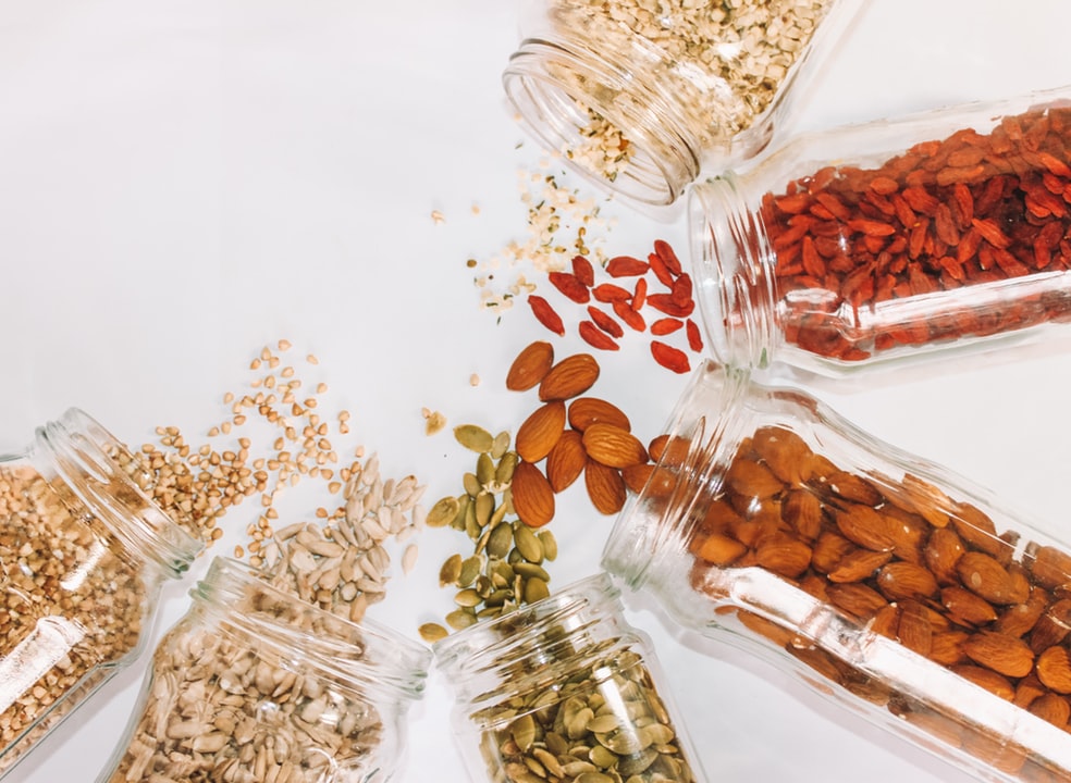 plant protein sources: nuts and seeds