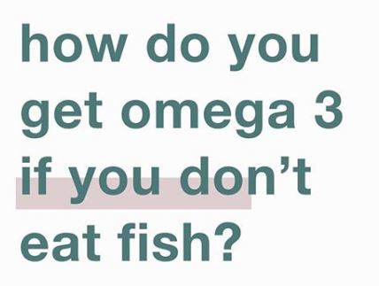 omega 3s and plant-based diet