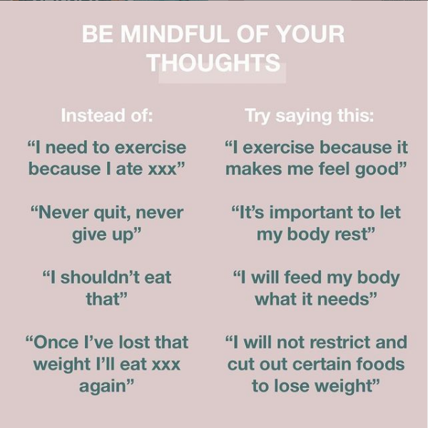 mindfulness tip: reframe your thoughts